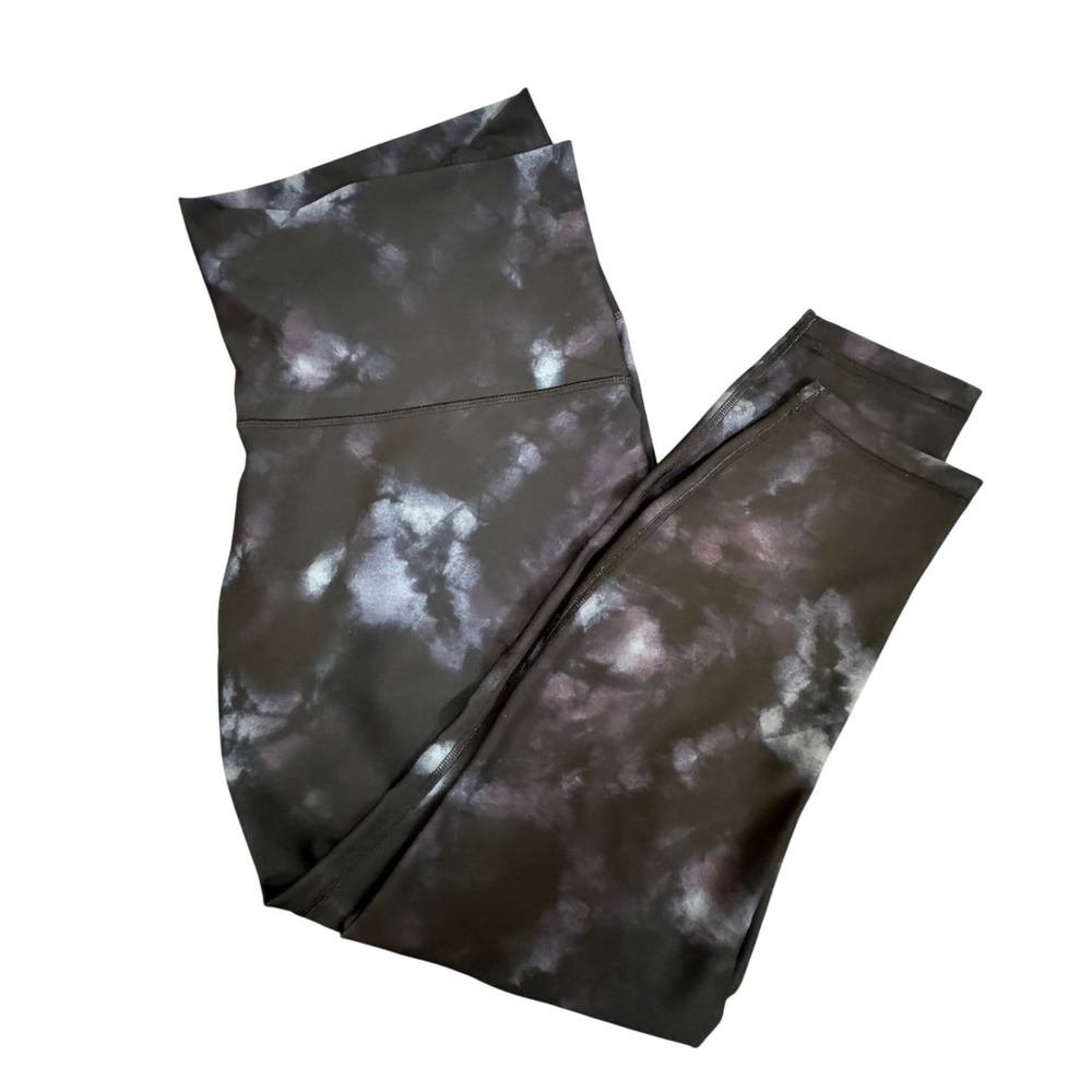 Old Navy Active Powersoft Extra High-Rise Leggings 2X Black Purple Tie Dye